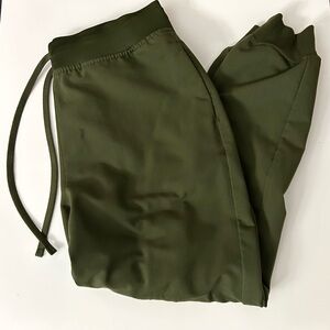 Olive Green Mandala Scrubs- High Waisted Joggers